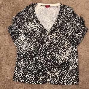 Black and White Cardigan